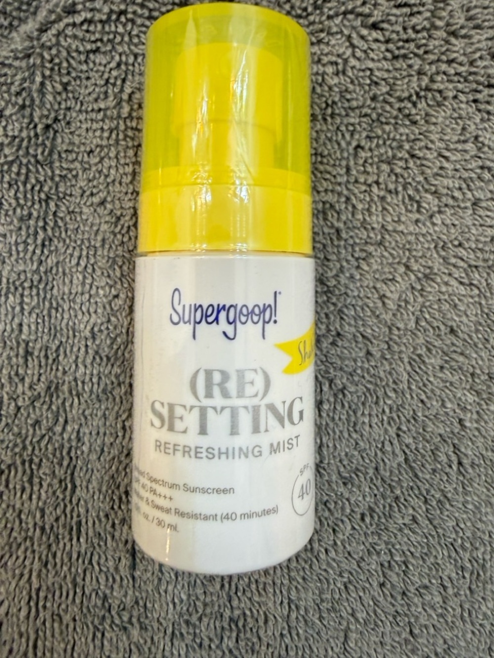 2- Sealed Supergoop! (RE) Setting Refreshing Mist SPF 40 - 1oz
